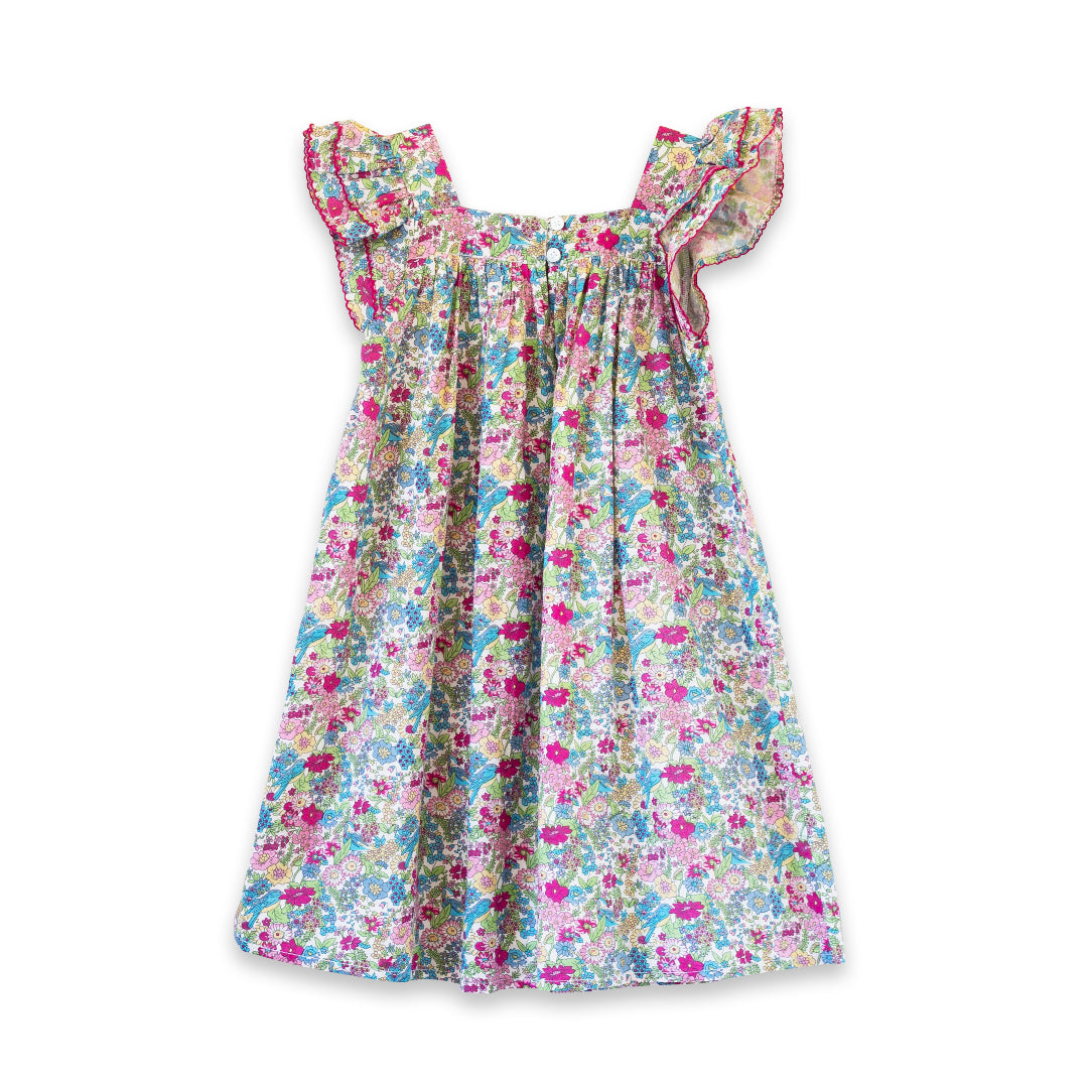 Girls Everly Square Neck Dress | Berry Grove